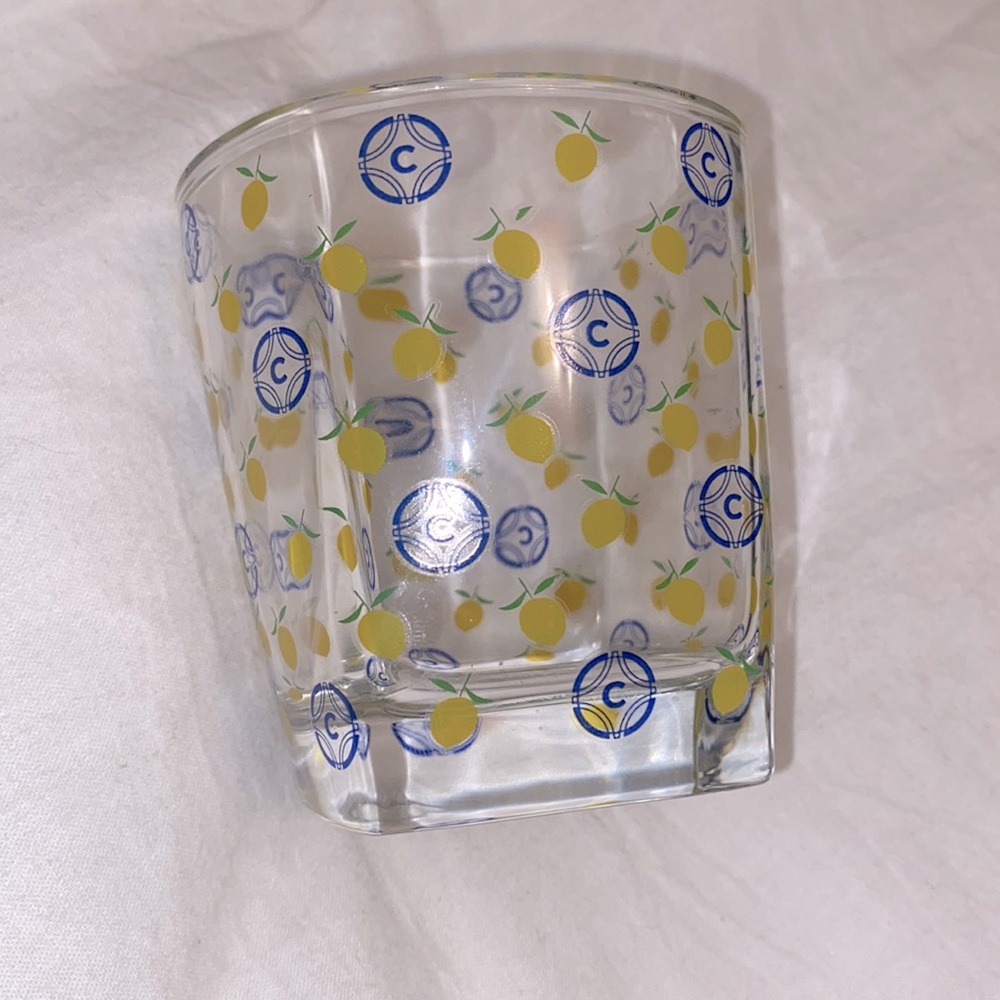Lemon highball glass